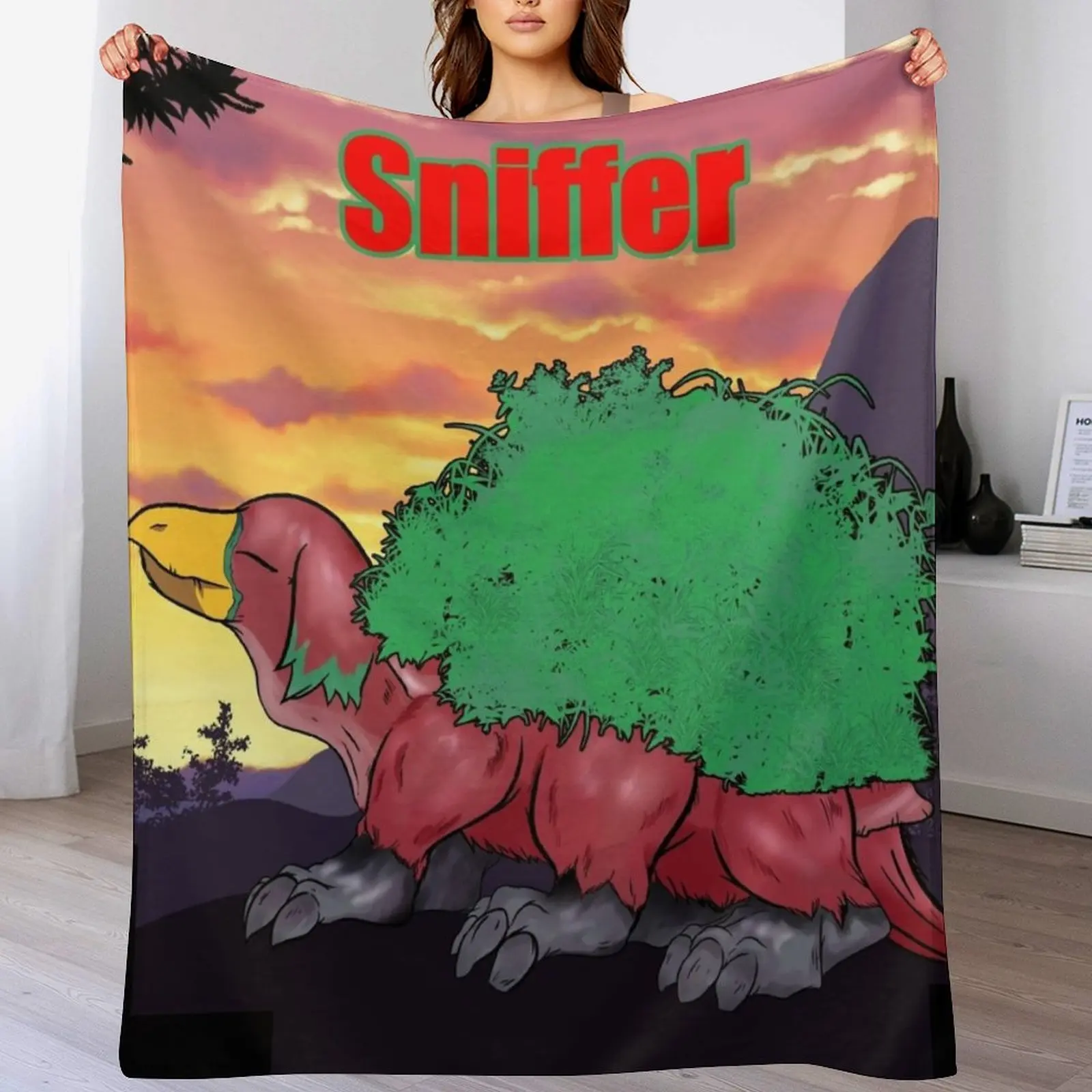 

Sniffer Throw Blanket Cozy Throw Blanket for Bed Sofa Chair