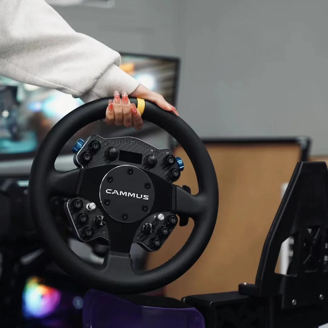 NewCAM · MUS C12 roda kemudi Gaming dasar Drive langsung untuk roda Simulator mengemudi balap Sim PC