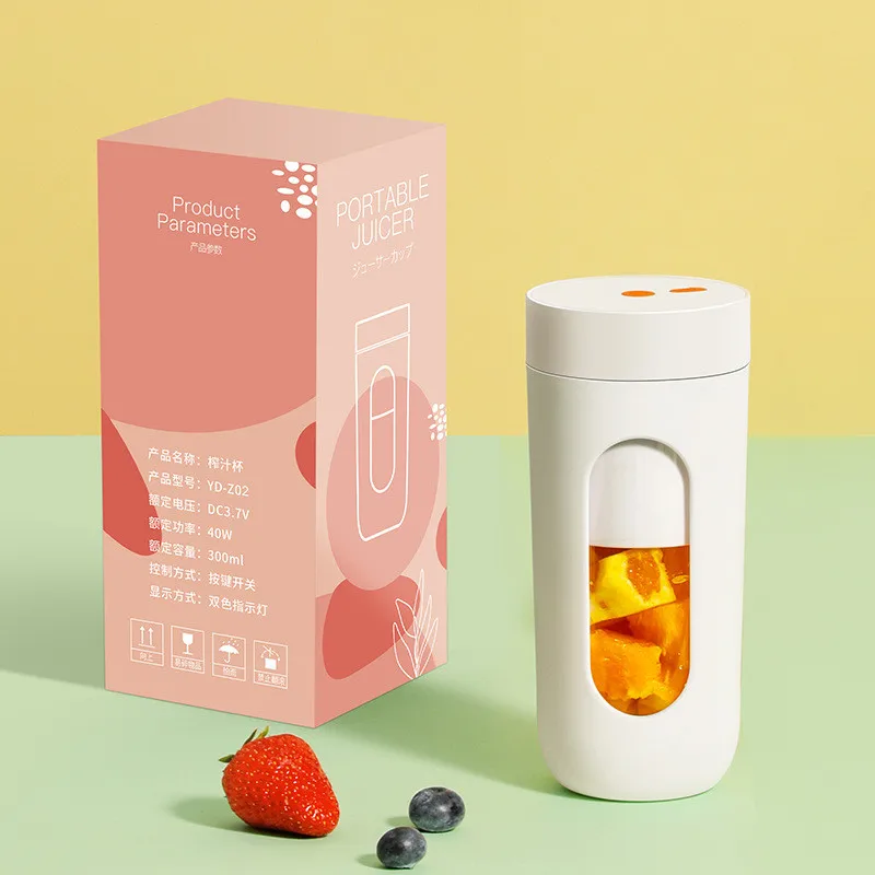 

Portable Juicer Small Electric Juicer Fruit Automatic Smoothie Blender kitchen accessories Kitchen Tool Food Processor