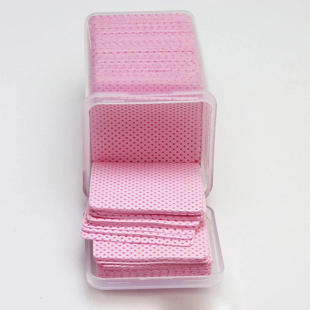 400 قطعة مسمار الفن تنظيف أداة المتاح مزيل طلاء الأظافر الوسادة ل هلام الاكريليك الأظافر مانيكير لوازم مزيل الصمغ منصات #6