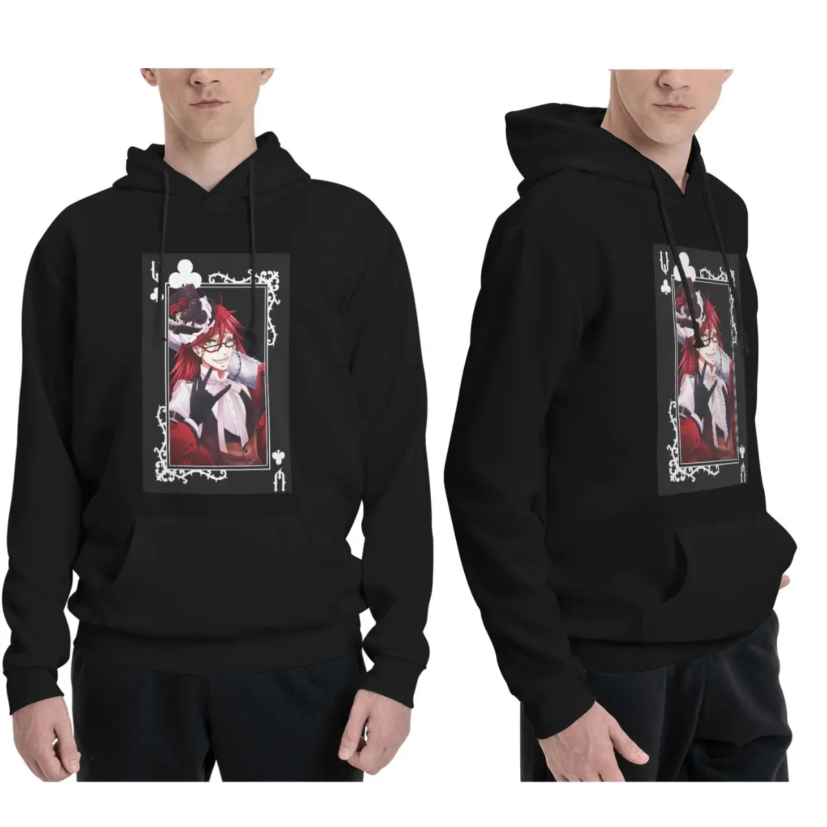 Anime Black Butler Hoodies Men's Women Casual Pullover Sweatshirt Harajuku Long Sleeve Clothing Autumn Winter