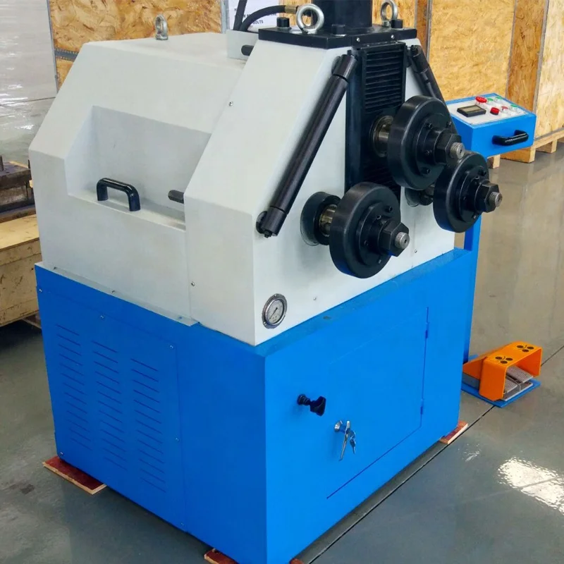 Electric Hydraulic Profile Bending Machine | Tube Pipe Ring Roller with Pre-Bending for Angle & Section Steel