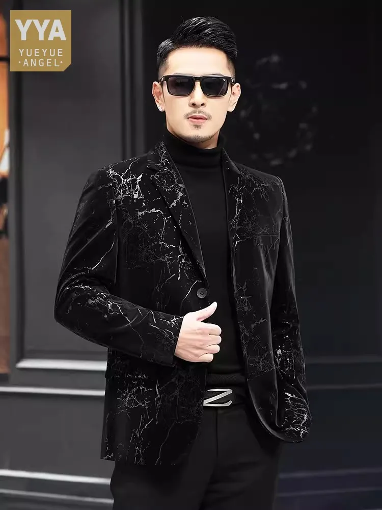 Autumn New Business Work Slim Fit Single Breasted Blazer Suit Coat Sheepskin Genuine Leather Jacket Plus Size 6XL Party Outwear