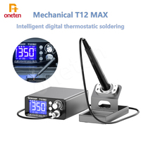 MECHANIC T12 MAX Soldering Station - Intelligent LED Digital Display Anti-Static Thermostat Heating Repair Welding Tool