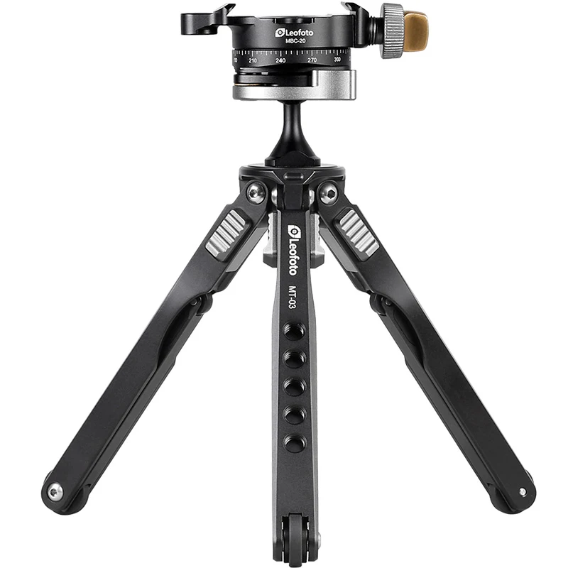 Leofoto MT-03 + +MBC-18 Мини-многофункциональный штатив, портативный настольный набор для фотосъемки на открытом воздухе