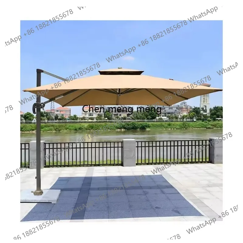 Factory Promotion Heavy Duty Big Size Outdoor Umbrella Beer Coffee Drink Bar Parasol Telescopic Patio Umbrella
