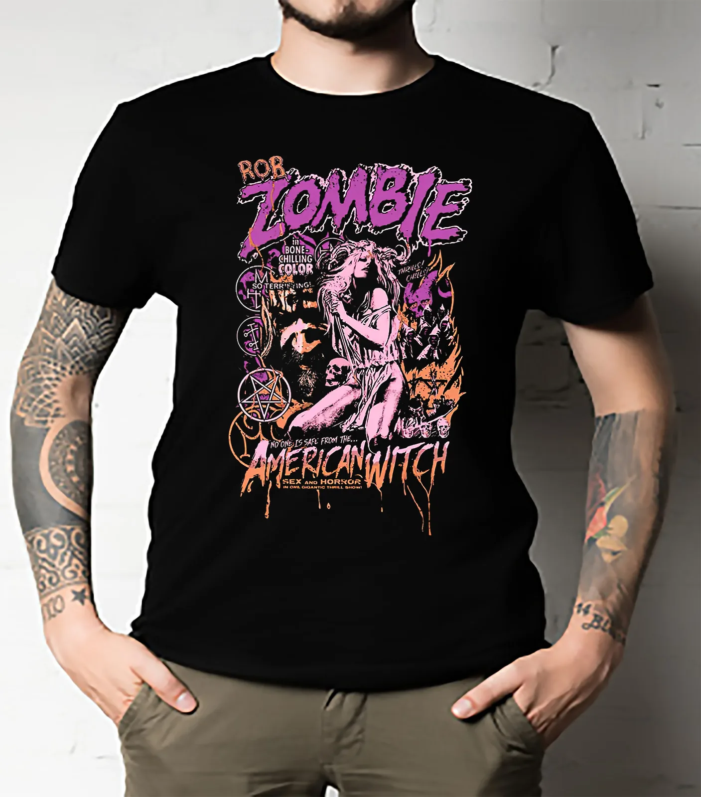 Witch R*b Zombie T-shirt classique essentiel Tee Unisex All Size