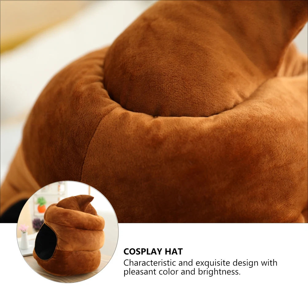 

Festive Party Hat Decoration Carnival Cosplay Costume PP Cotton Bright Color Role Play Cap Accessory Men Women Birthday