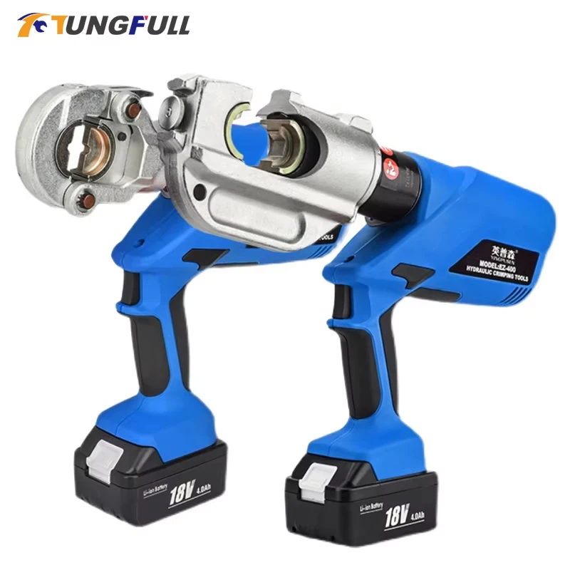 

Гидравлические клещи для обжима стальной проволоки, 18 В, перезаряжаемые обжимные клещи, гидравлические клещи для кабеля, электрический гидравлический обжимной инструмент