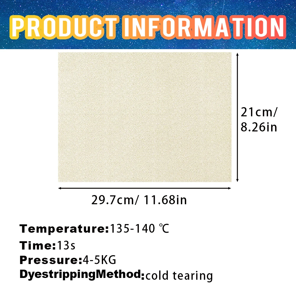 30 DTF Gold onion printing film Gold transfer film paper A4 PET printing hot print pattern heat transfer paper film