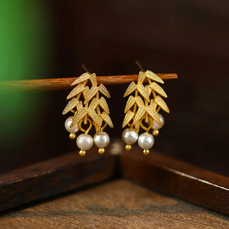 

Chinese Style Classical Women's Earrings Retro Accessories