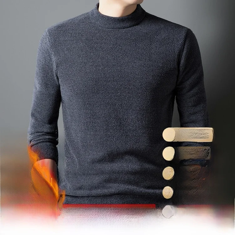 

Облегающий зимний повседневный свитер с обычным трикотажем для среднего возраста и ли, деловой повседневный всесезонный уличный активирован