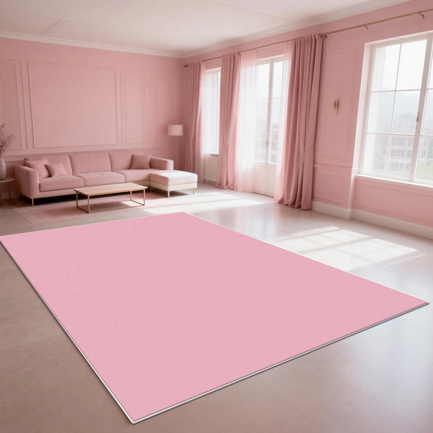 

Современные однотонные ковры для декора гостиной, настраиваемый коврик для детской спальни, игровой, для ползания, нескользящий напольный коврик, подушка для балкона