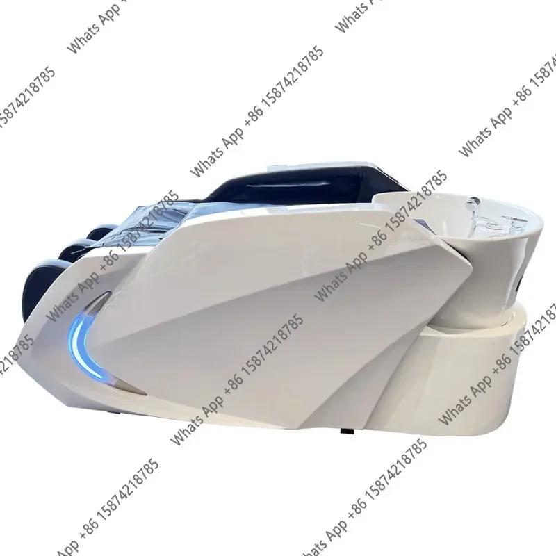 

V64 Automatic Intelligent Ceramic Massage Shampoo Bed Hair Salon Special Electric Shampoo Bed Barber Shop Thai Hair Treatment Be