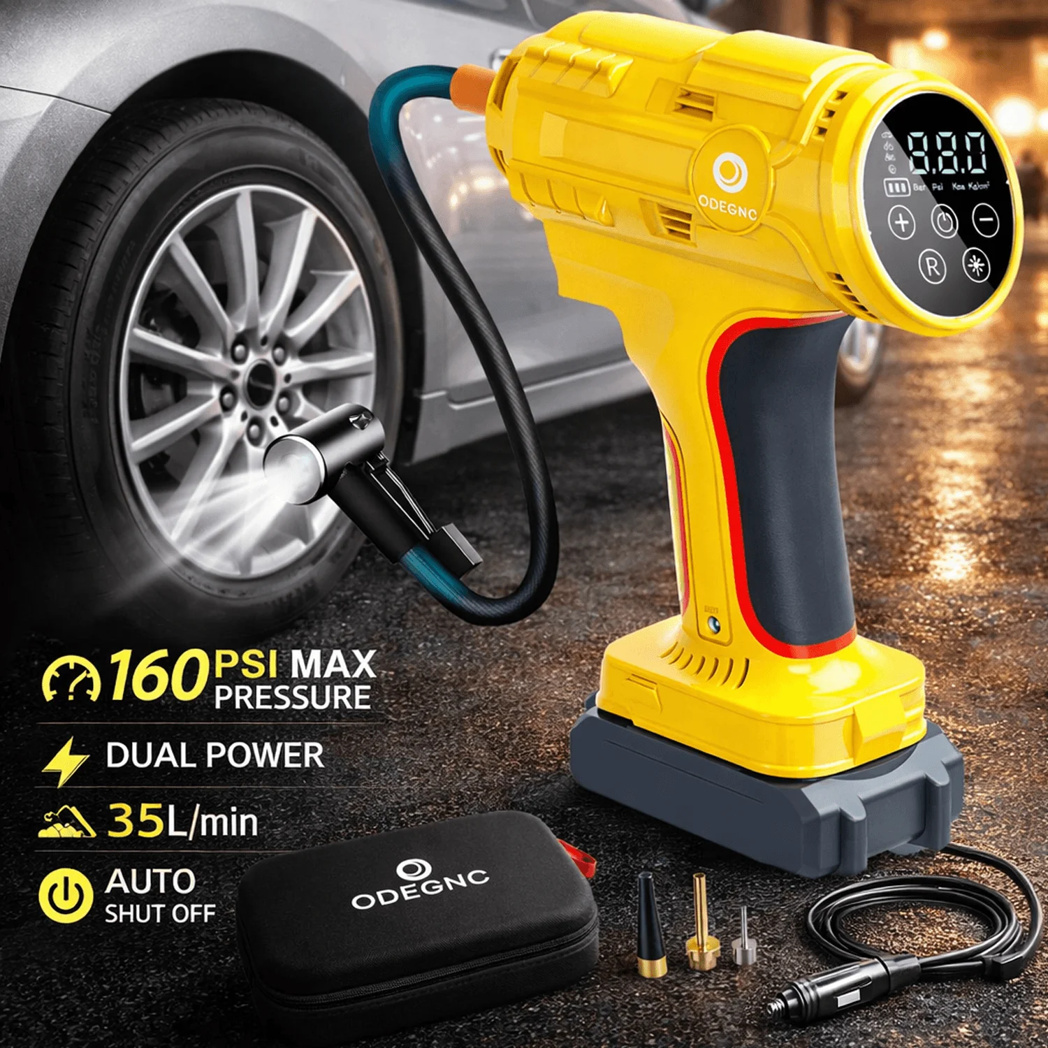 Pompa d'Aria Portatile 160PSI, - Sports Equipment Air China recensione e prezzo