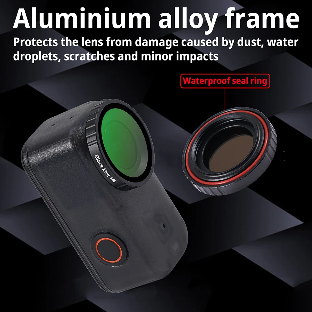 FOTGA ND-Filter-Set für DJI Osmo Nano ND8/16/32/64/UV/CPL/Black Mist Schraubfilter für Action-Kamera-Objektive, mehrschichtig beschichtetes Zubehör