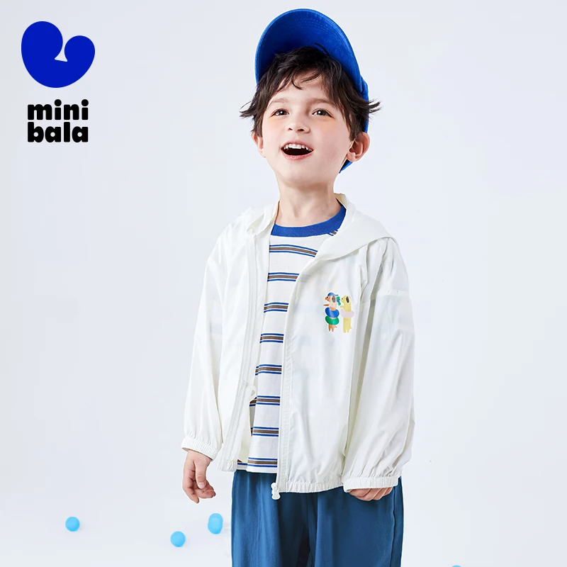 Mini Bala Casual Wear Kids 2024 New Summer Portable Sun Protection Cool-Feeling Anti-UV Jacket image 3