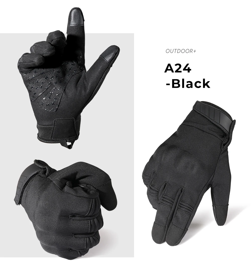 Winter Warme Motorrad Vollfinger Handschuhe Touchscreen Motorrad Motocross Radfahren Reiten MTB Winddicht Nicht-slip Schutz Getriebe – Detail 19