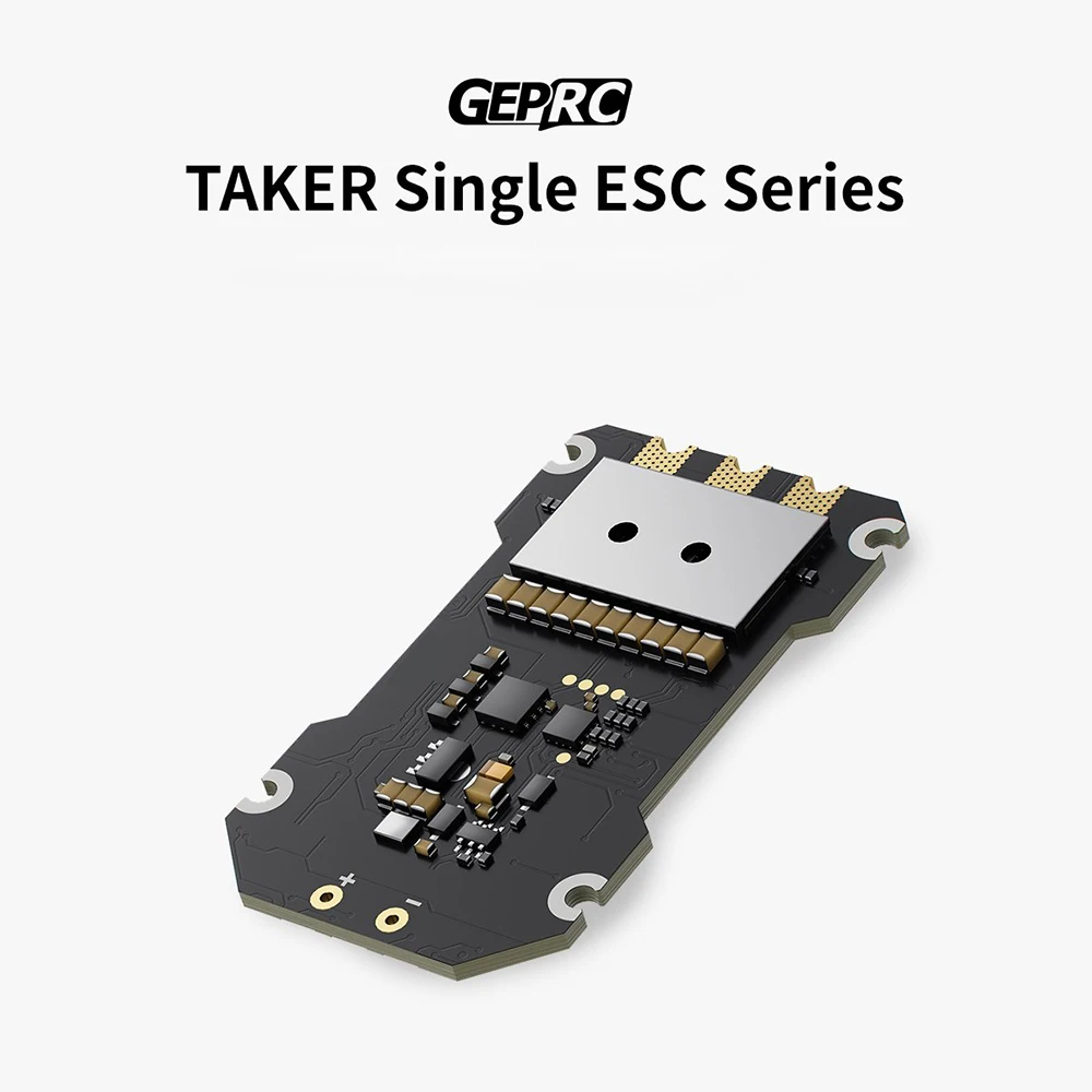 

GEPRC TAKER S100 8S BLS 100A ESC 3-8S Lipo Input Voltage 100A/80A/60A Continuous Current Support Dshot 150/300/600 Protocols