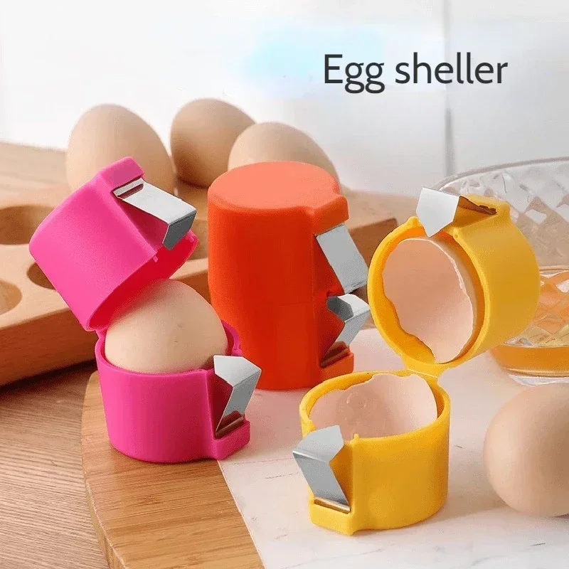 Egg Shell Opener Portable Quick Beater Egg Cracker Separator Baking Non Dirty Hand Gadgets Crusher Household Kitchen Tools