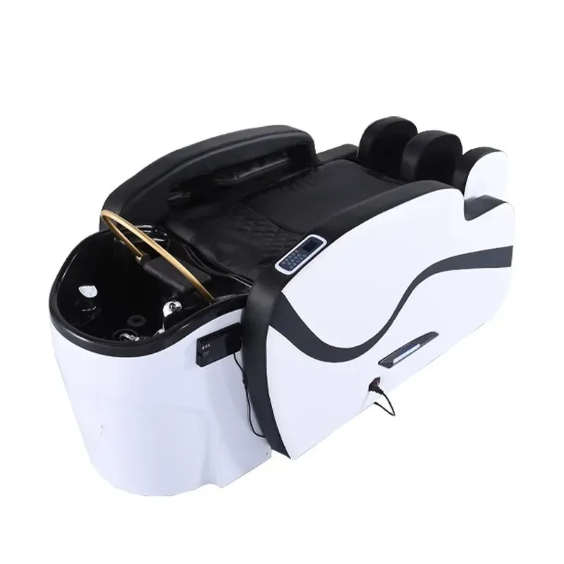 

New Arrive Washing Salon Automatic Electric Adjustable Shampoo Massage Chair Hairdressing Shampoo Bed for Barber Shop