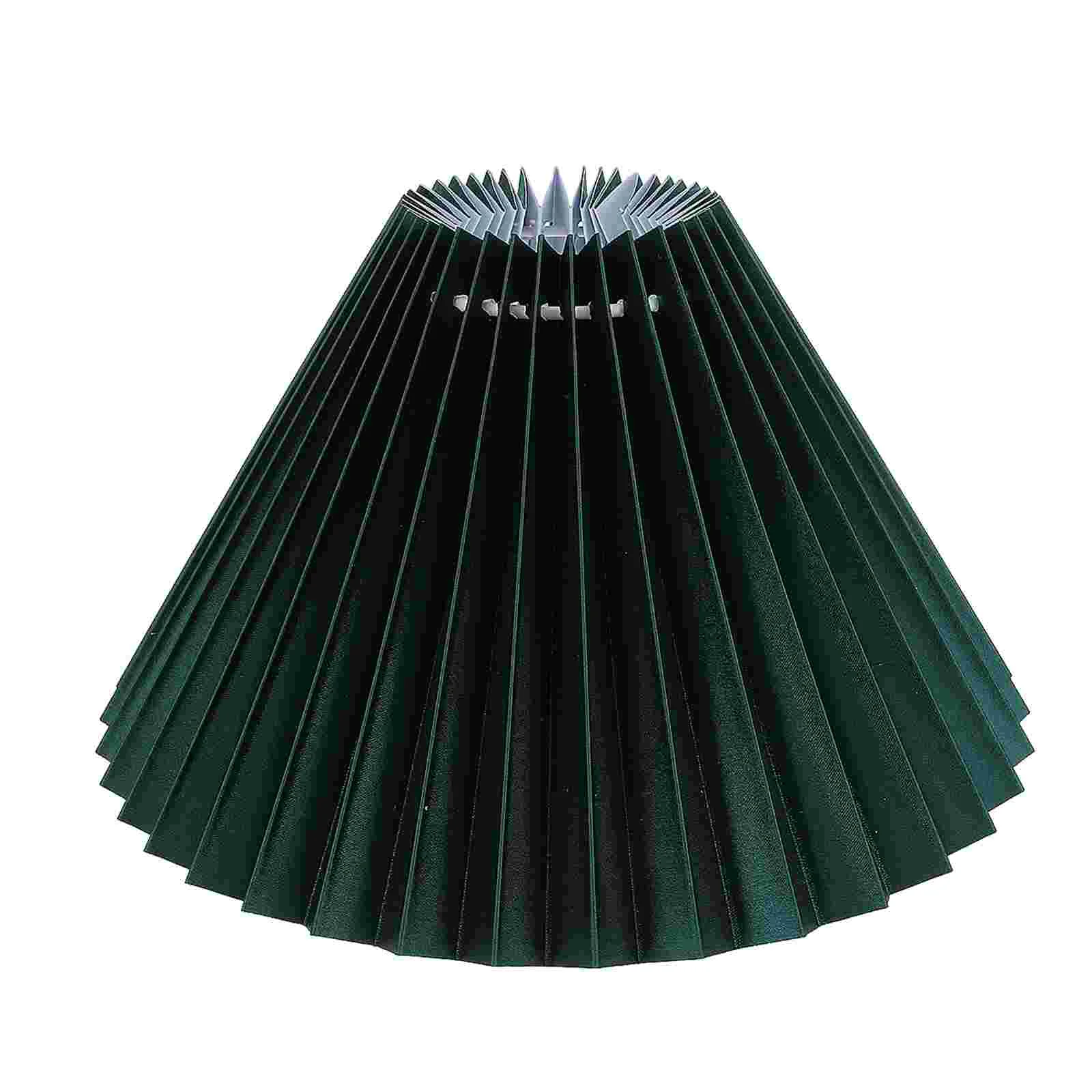 

Lamp Shade Pleated Lampshade Shades Table Cover Lightreplacement Floor Lamps Cloth Protector Chandelier Fabric Bell Desk