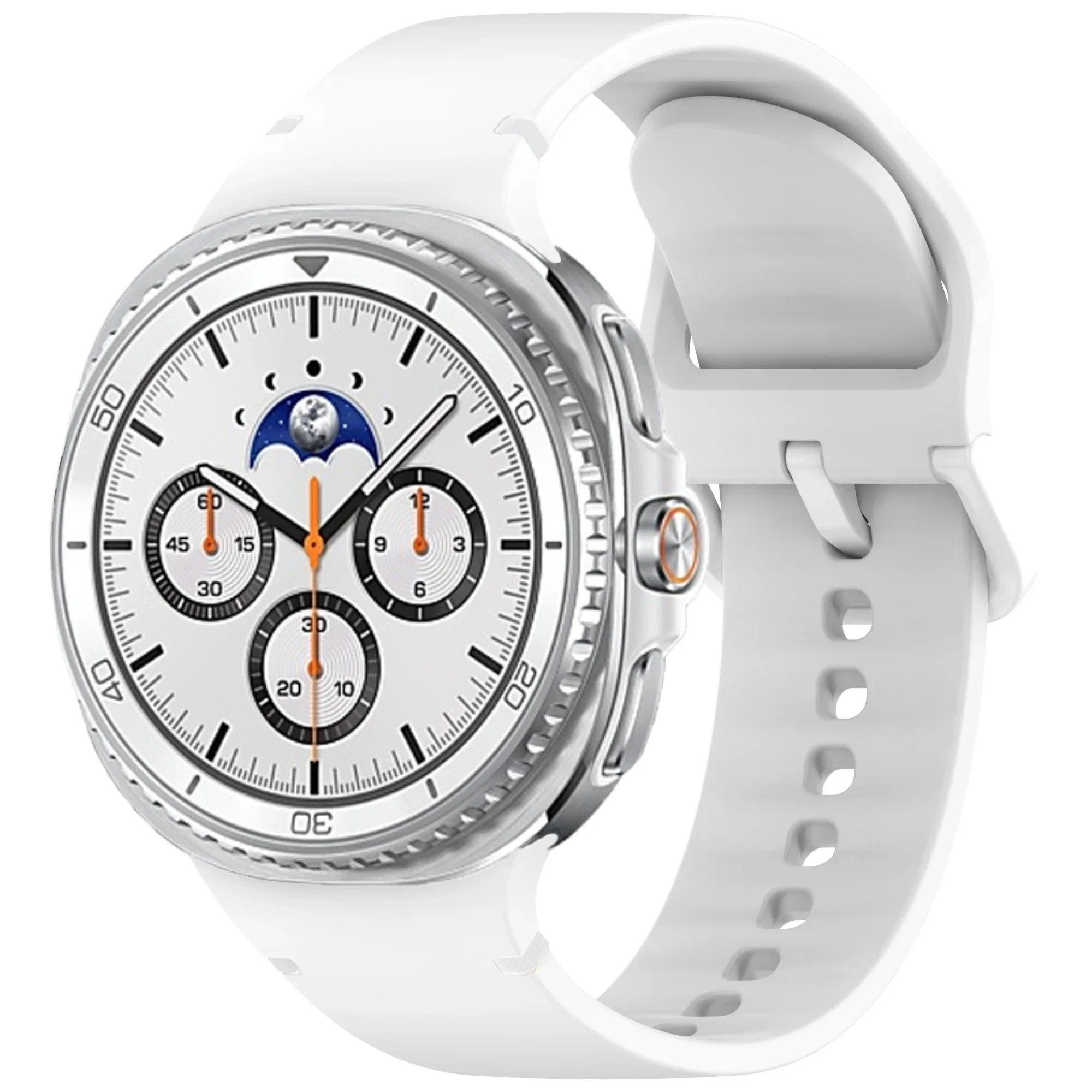 Official Silicone Strap For Samsung Galaxy Watch 8 40mm 44mm 1:1 Sports Bracelet Wristband For Galaxy Watch 8 Classic 46mm Belt