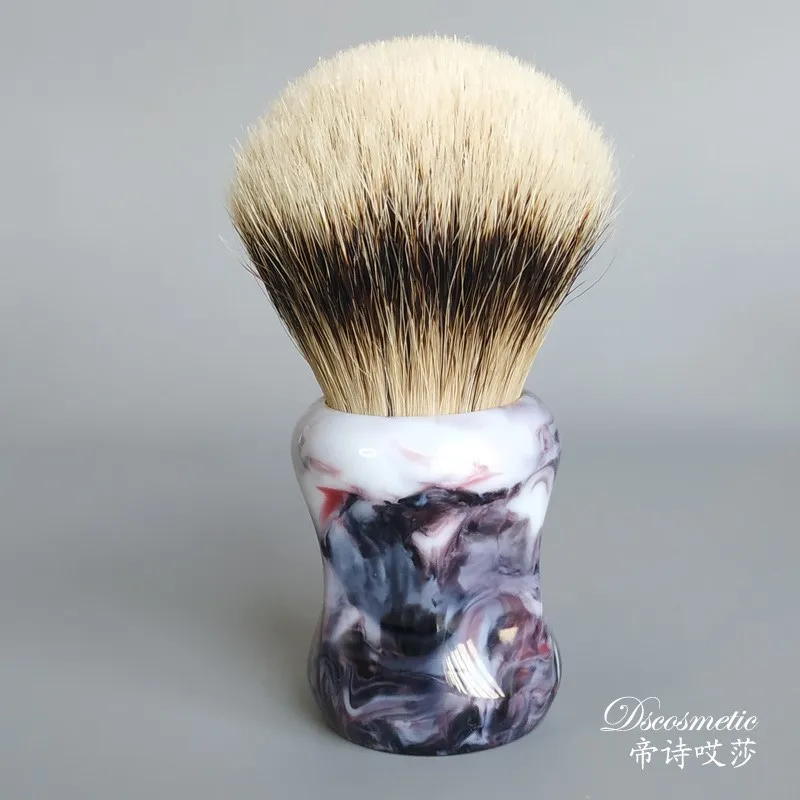 Dscosmetic high quality SHD geltip manchuria natural hair knot shaving brush