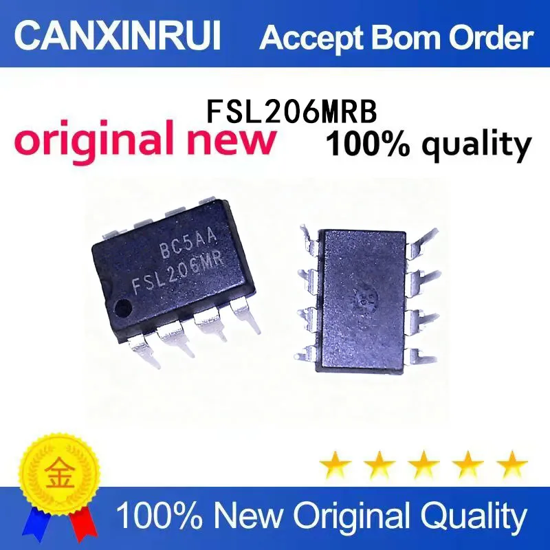 (5 Pieces)Brand new original FSL206MR DIP-8 FSL206MRB L206MRB chip IC
