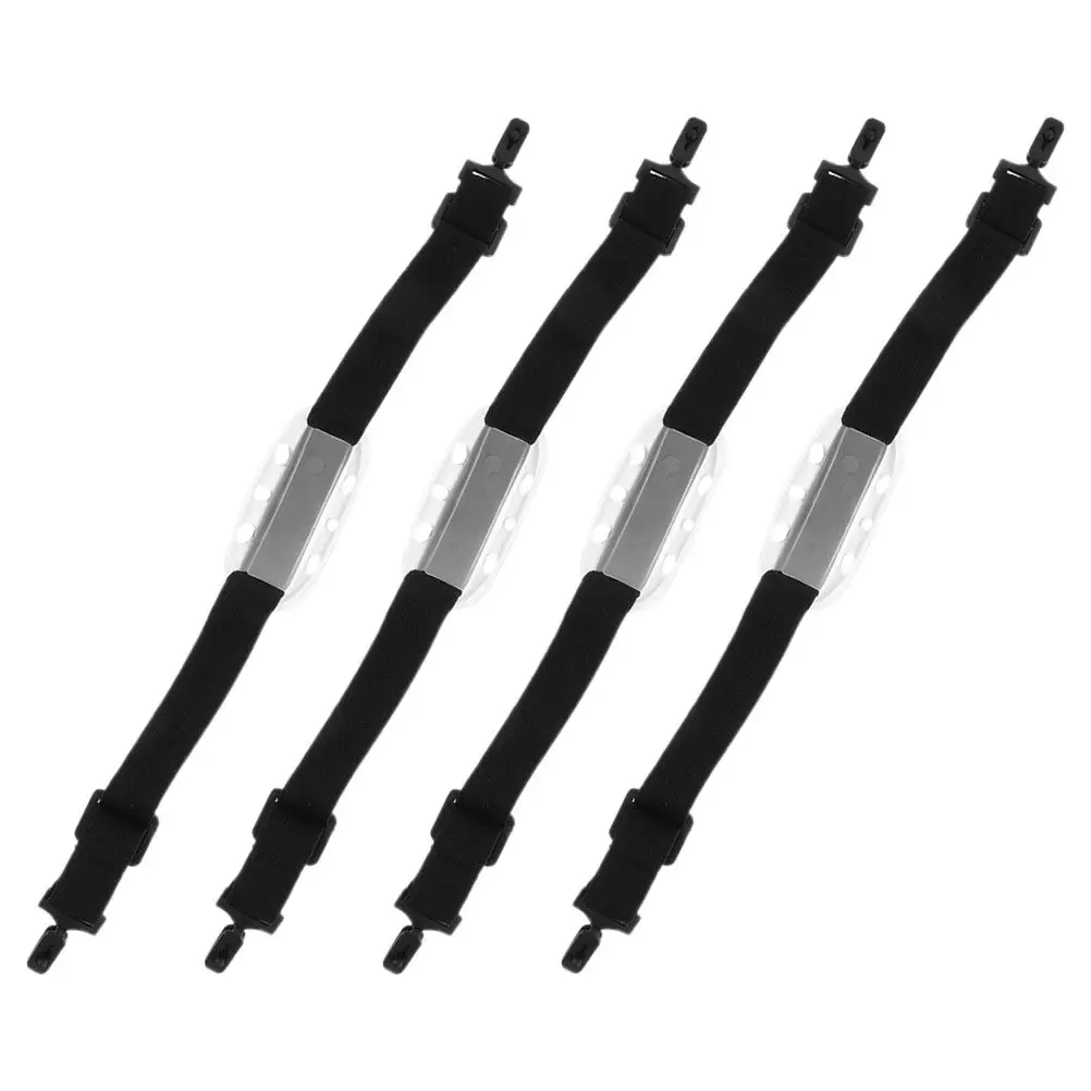 

4Pcs Universal Hard Hat Chin Strap Elastic Design with Protective Chin Cup Adjustable Outdoor Safety Gear for Construction Work