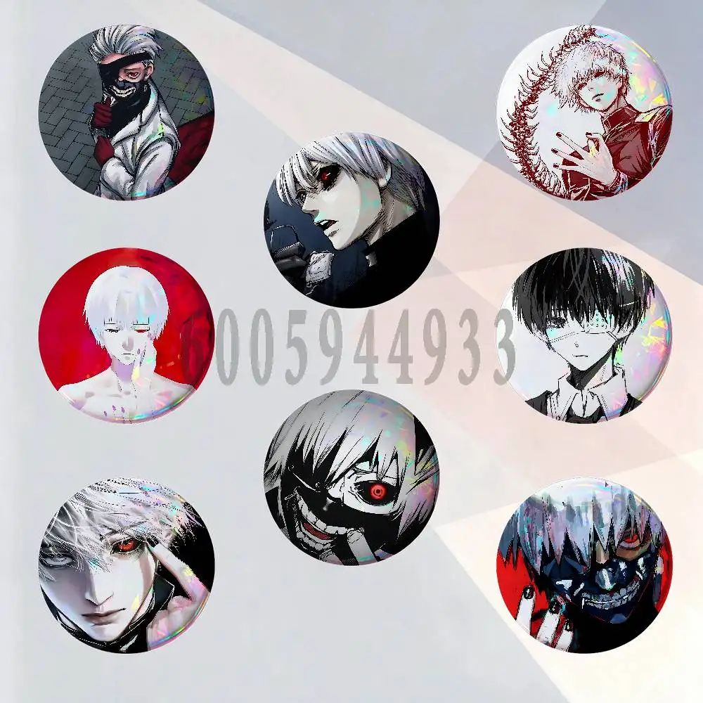 K-Kaneki Ken HD Print Badges Pretty Round Display Brooches IP merchandise 32mm 58mm 75mm 44mm 25mm