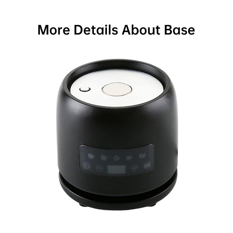 Electric Portable Battery Mini Milk Frother Automatic Stainless Steel Milk Steamer