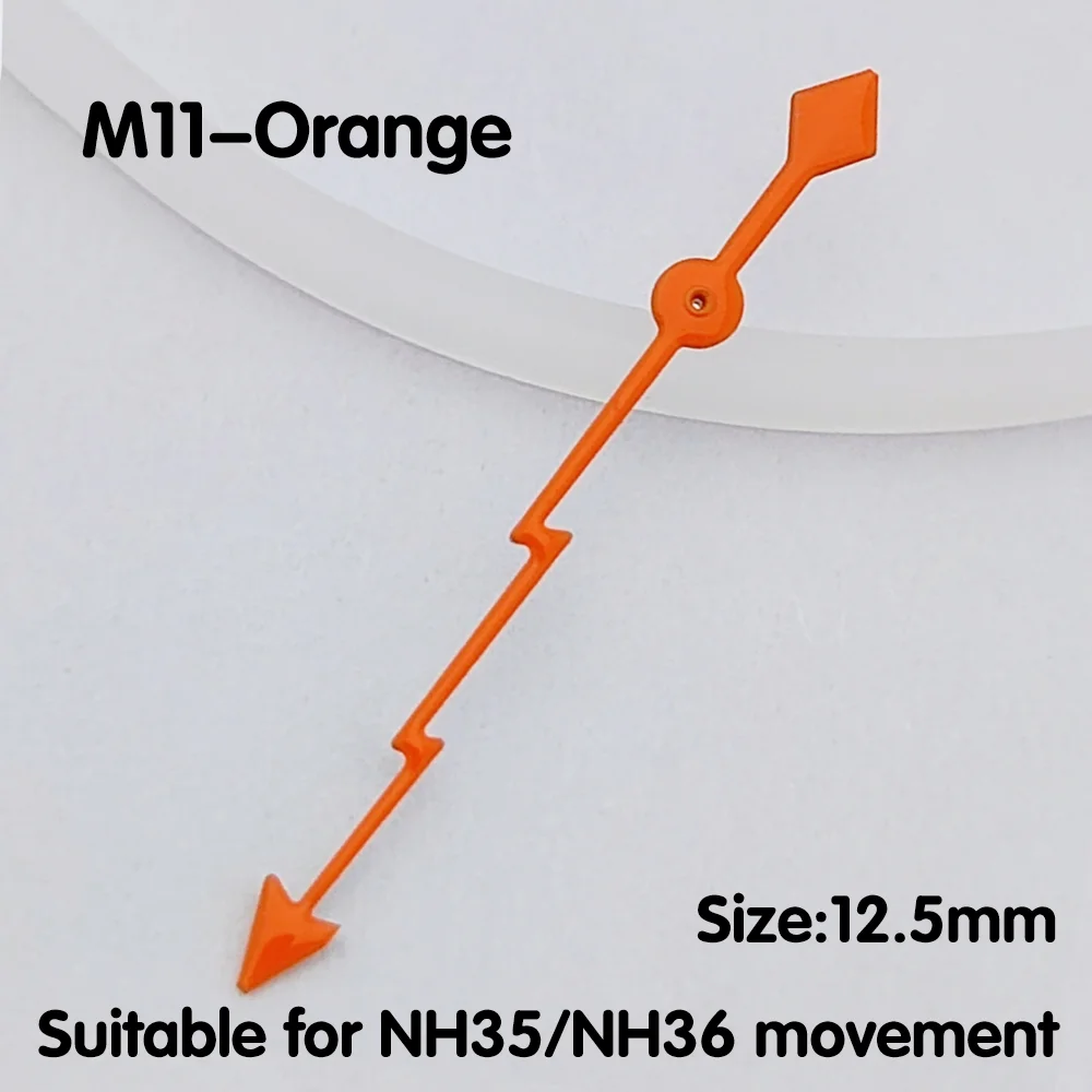 Orologio lancetta dei secondi Lancetta dei fulmini lancetta dei secondi Lancetta di alta qualità Adatto per parti dell'orologio con lancetta del movimento NH35 NH36