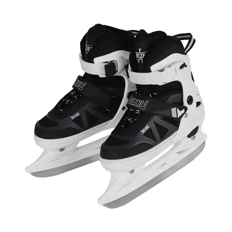 Ice Skate Figure Speed Skating Shoes, Velvet Cover, Roller Skate, Anti Dirty, Flannelette Elastic, Kids, Adult