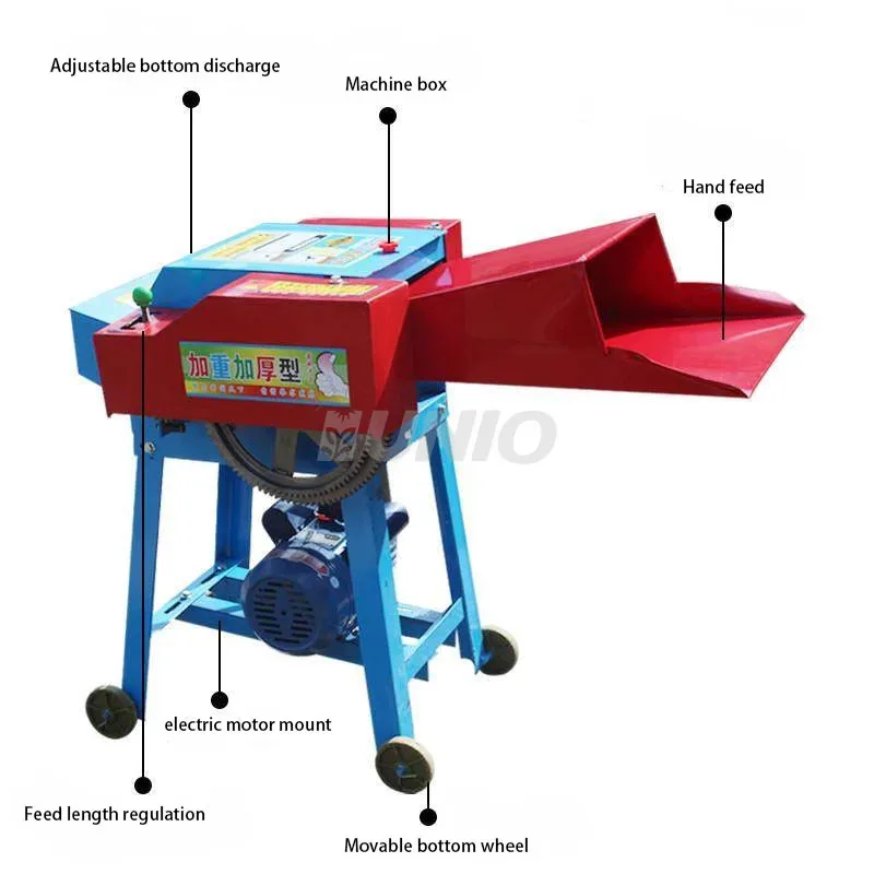 

Corn Straw Silage Chaff Cutter Animal Feed Grass Chopper