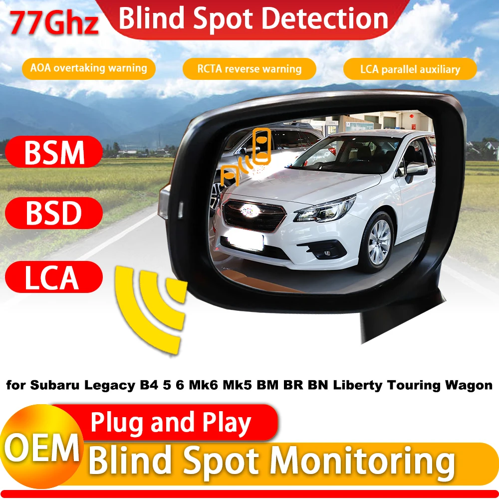 for Subaru Legacy B4 5 6 Mk6 Mk5 BM BR BN Liberty Touring Wagon OEM Blind Spot Detect Detection Monitoring BSM BSD System Radar