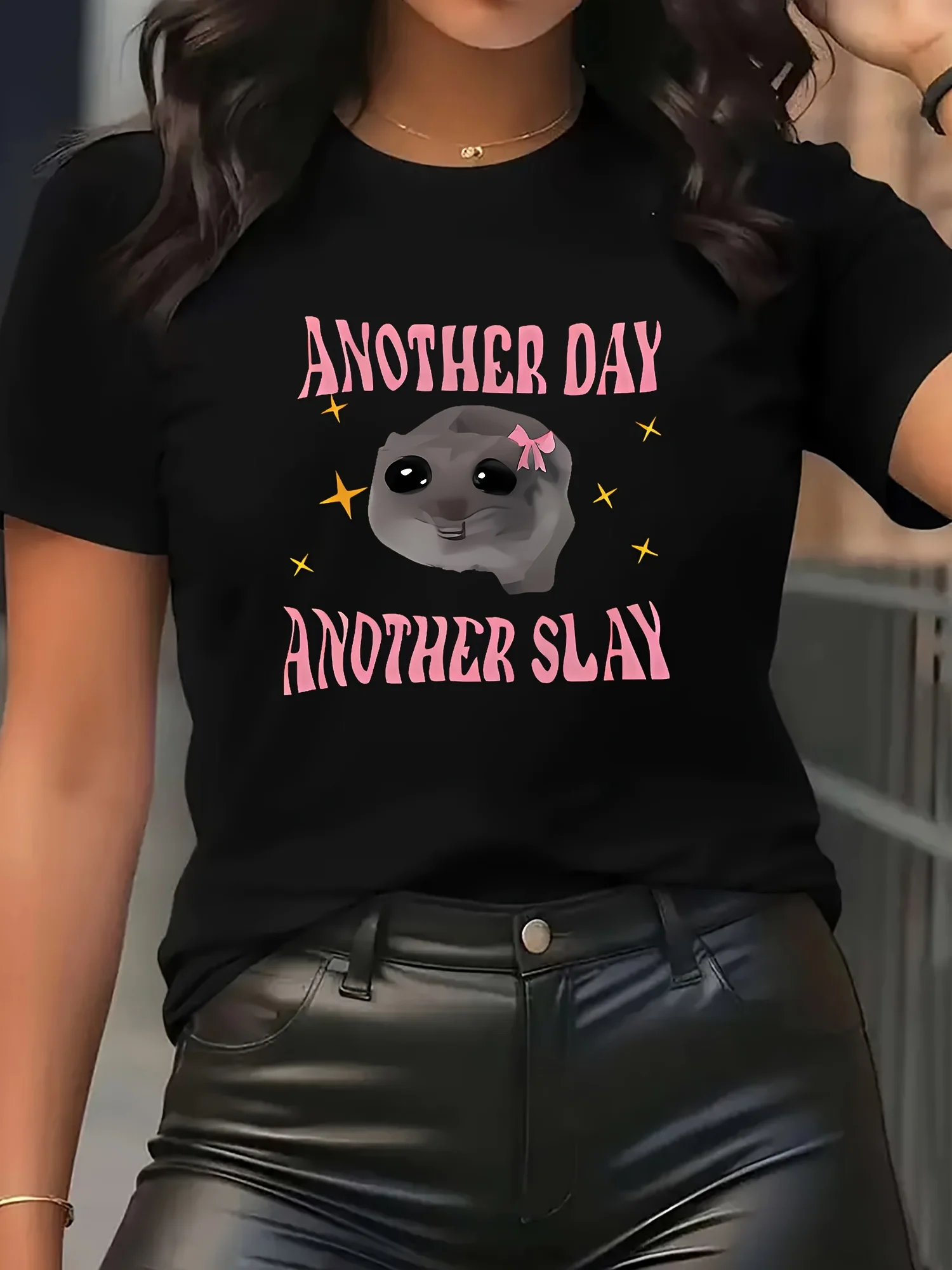 

Cute Candy Like Graphic Printing Summer Autumn Winter Cotton Men's and Women's T-shirts Short Sleeves Luxury Outdoor Sports