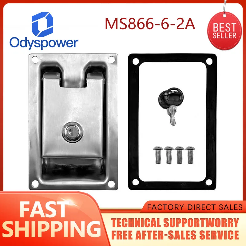 MS866-6-2A Panel Lock Generator Shockproof Panel Lock Silent Box Air Compressor Ms866-2a Lock