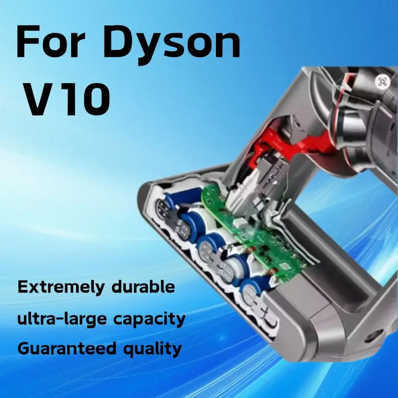 

Replacement Li-ion Battery 12800mAh 100Wh 25.2V for Dyson V10 SV12 Motorhead Absolute Fluffy Cyclone