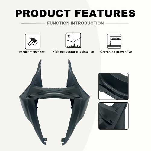 Imagen 2 del producto Carenado trasero de motocicleta ala fija para Yamaha YZF R3 YZF R25 R3 R25 2014-2022 cubierta trasera del asiento del alerón trasero nuevos accesorios
