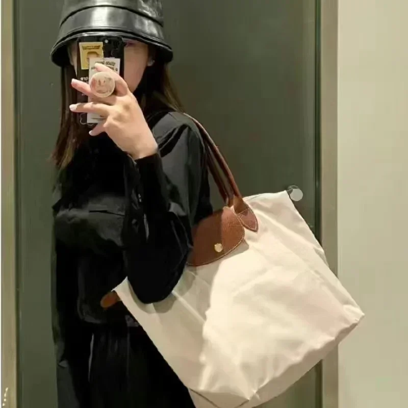 

Fashion Casual Shoulder Bag Women High Quality nylon Handbags Large Capacity Classic Tote Bag Folding Designer