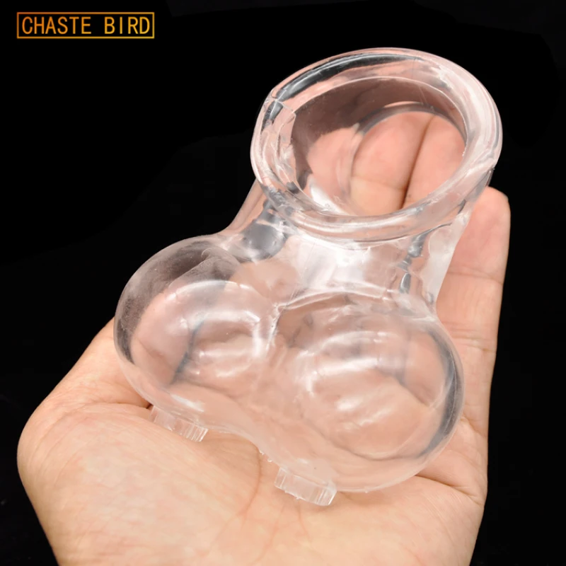 Chaste Bird Male penis scrotum Ring Sleeve Cock Cage cockrings delay Sex Toys for Men Ring Hammer Ball Stretcher A325