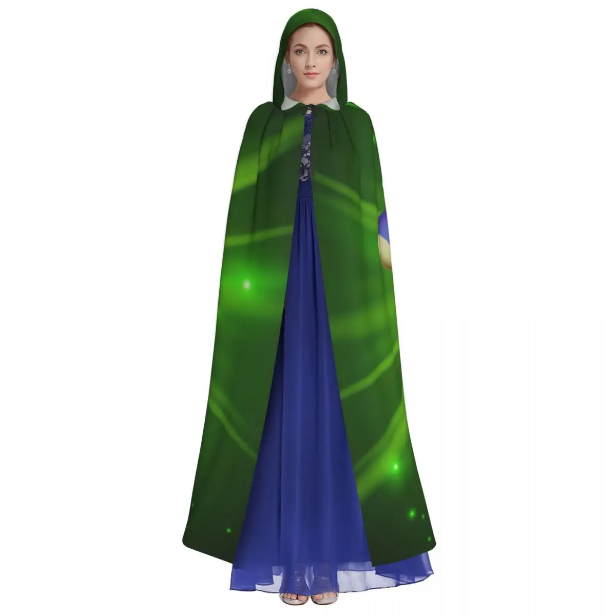 Long Cape Cloak Bingo Cards Hooded Cloak Coat Hoodies Elf Purim