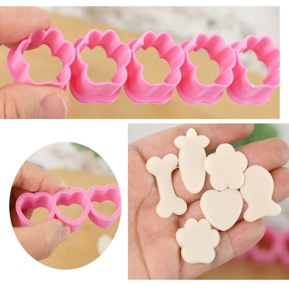 Mini Goldfish Cookie Cutters Plastics Small Bone Baking Mold Baking Tool Fish Shaped Treats DIY Cake Mould Pet Baking Tools