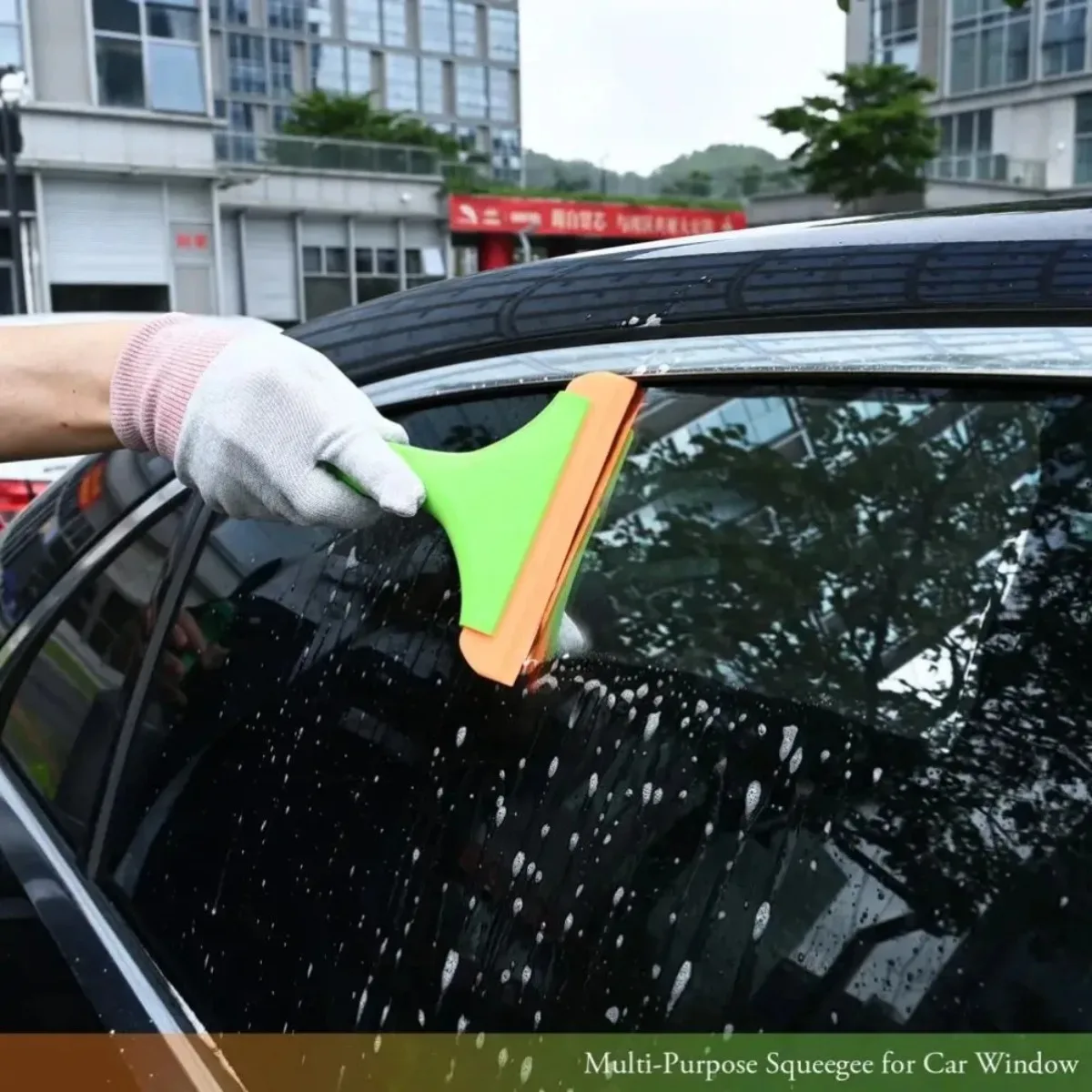 

5-Pack Car Window Scratch-Resistant Wiper & Scraper Kit for Windshield & Glass Cleaning