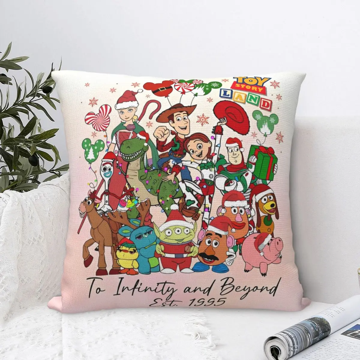 Toy Story Buzz Woody Jessie Pillow Case Novelty Pillow Cover Polyester Graphic Cushion Cover Pillowcase For Sofa Home Decoration