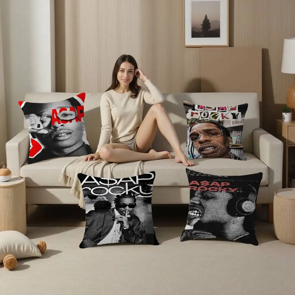 Singer A-ASAP R-Rocky American Rapper Cushion Cover Polyester Sofa Cushions Decorative Throw Pillows Home Decoration Pillowcover