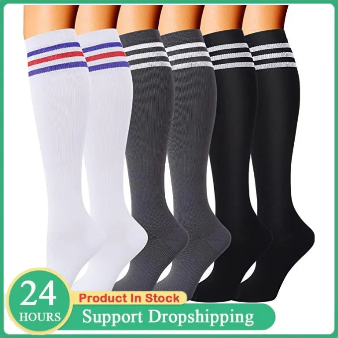 

Спортивные компрессионные гольфы до колена 30 мм рт. ст. для бега, при отеках, диабете, варикозном расширении вен. Оптом, дропшиппинг.