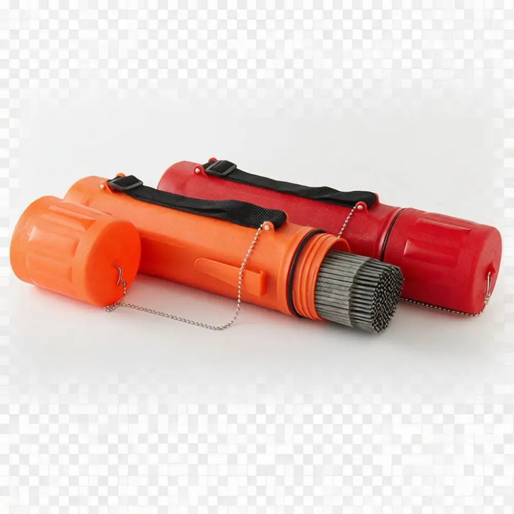 Portable Welding Rod Storage Tube Plastic Canister Moisture Proof Electrode Case For Efficient Industrial Metal Working Supply