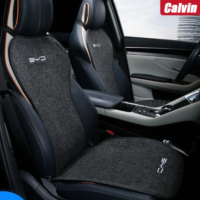 Per BYD Atto 3 Yuan Plus 2022 accessori coprisedili per auto cuscino per auto cuscino in lino BYD traspirante per l\'estate universale grigio